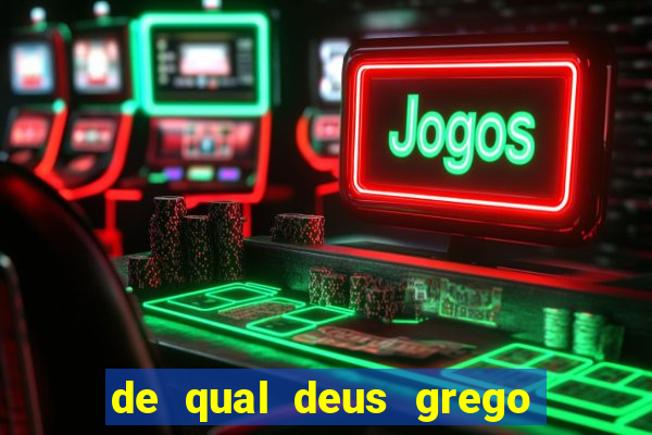 de qual deus grego eu sou filho percy jackson
